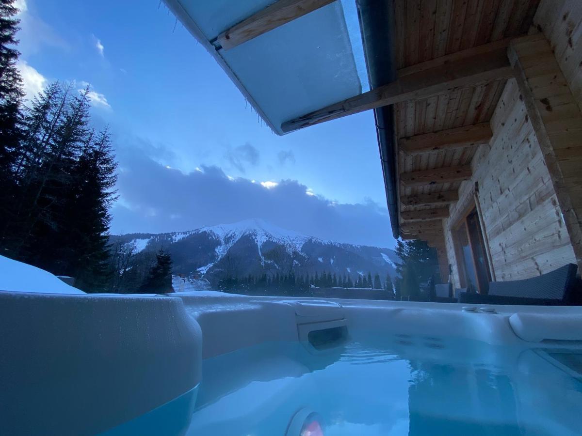 Chalet Sodamin Alpin Mit Wellness 上陶恩 外观 照片