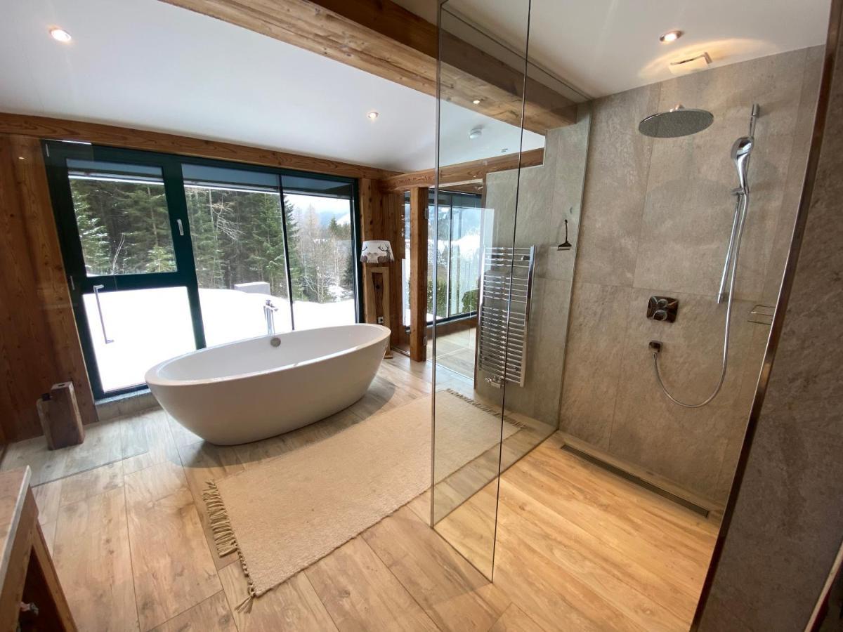 Chalet Sodamin Alpin Mit Wellness 上陶恩 外观 照片